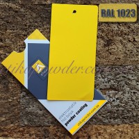 Порошковая полиэфирная краска Etika RAL 1023 Глянцевая EL