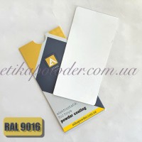 Порошковая полиэфирная краска Etika RAL 9016 Глянцевая TR
