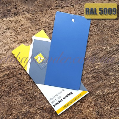 Порошковая полиэфирная краска Etika RAL 5009 Матовая