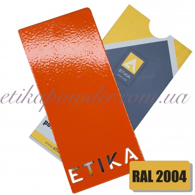 Порошковая полиэфирная краска Etika RAL 2004 Шагрень